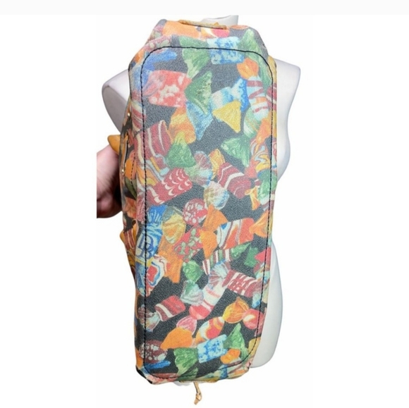 Dooney & Bourke Candy Print Small Vintage Unique Handbag - Picture 6 of 8